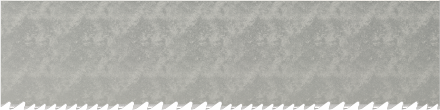 Uzun Ömürlü Şerit Testere Bıçağı, Titreşim Önleyici, 3/4" Genişlik, 64-1/2" Uzunluk, 10-14 Diş/Inch