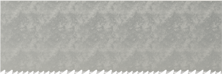 Uzun Ömürlü Şerit Testere Bıçağı, Titreşim Önleyici, 1" Genişlik, 64-1/2" Uzunluk, 10-14 Diş İnç Başına