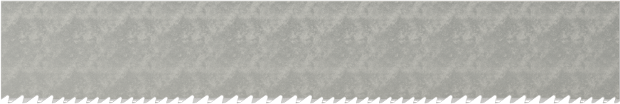 Uzun Ömürlü Şerit Testere Bıçağı, İnce Metal için, Titreşim Önleyici, 1/2" Genişlik, 0,02" Kalınlık, 73" Uzunluk