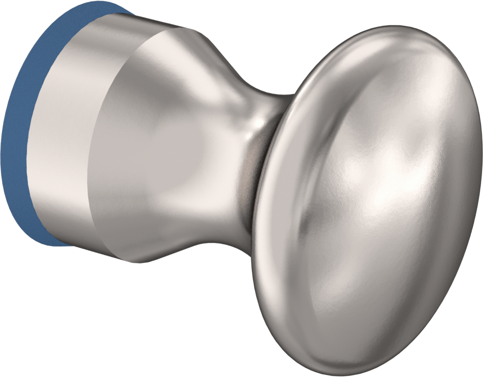 Sıhhi Dişli Delikli Montajlı Çekme Düğmesi, M5 x 0,8 mm Diş, 7 mm Derinlik