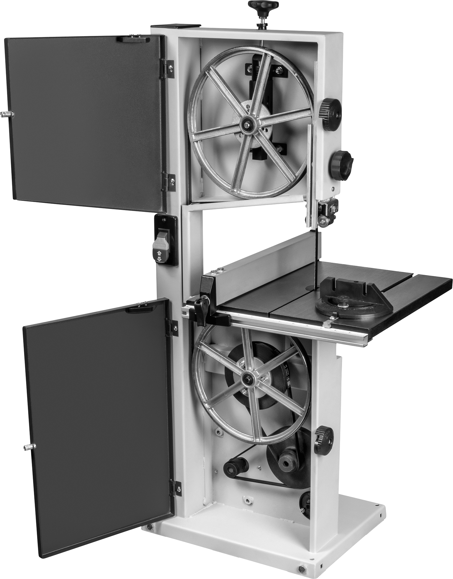Metal için Tezgah Üstü Şerit Testere, Dikey Bıçak, 1/3 hp, 3.5A @ 120V AC