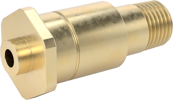 Sıkıştırılmış Gaz için Yüksek Basınçlı Nipple, Pirinç, Elle Sıkma, CGA Numara 660 için