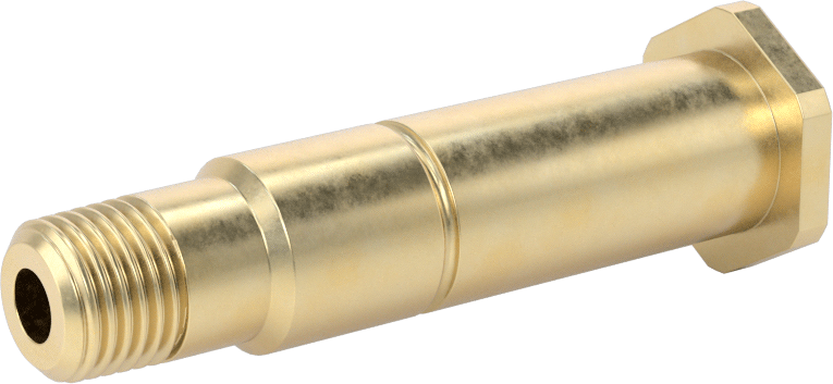 Sıkıştırılmış Gaz için Yüksek Basınçlı Nipple, Pirinç, Elle Sıkma, CGA Numara 680 için, 695, 702, 703