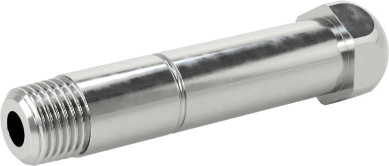 Sıkıştırılmış Gaz için Yüksek Basınçlı Nipple, Krom Kaplı Pirinç, Anahtar Sıkma, CGA 500, 580, 590 ve 510