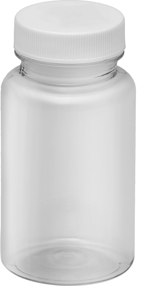 Şeffaf Polistiren Plastik Kavanoz, Süper Temiz Plastik Kavanoz, 4 FL oz/120 ml Kapasite