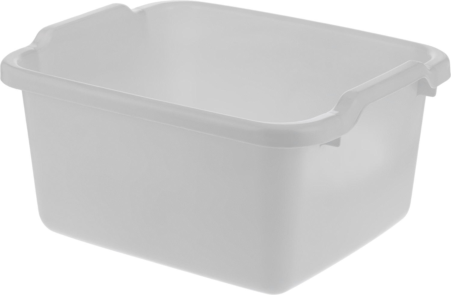 Tava, Polietilen Plastik, 15-1/4" Uzunluk, 12-1/2" Genişlik, 7-3/4" Yükseklik