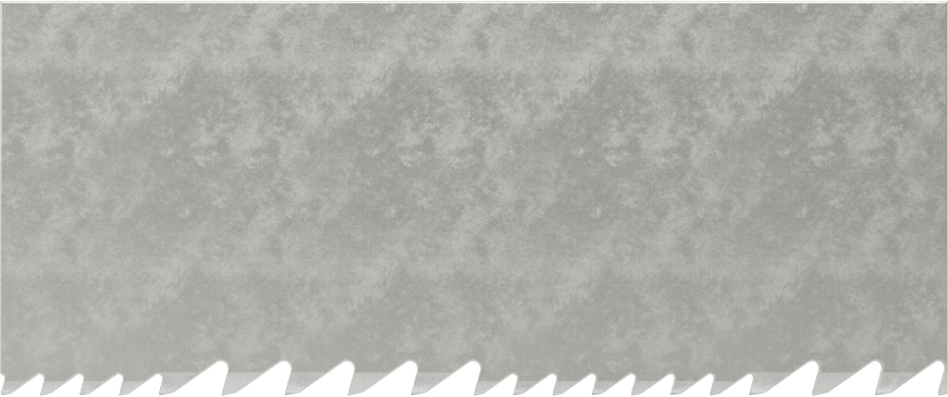 Yapısal Şekiller/Demetler için Şerit Testere Bıçağı, Uzun Ömürlü, 1-1/4“ Genişlik x 0,042” Kalınlık, 150" Uzunluk, 5-8 Diş/Inch