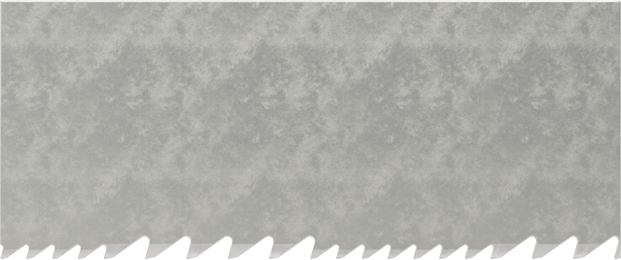 Yapısal Şekiller/Demetler için Şerit Testere Bıçağı, Uzun Ömürlü, 1-1/4“ Genişlik x 0,042” Kalınlık, 174" Uzunluk, 5-8 Diş/Inch