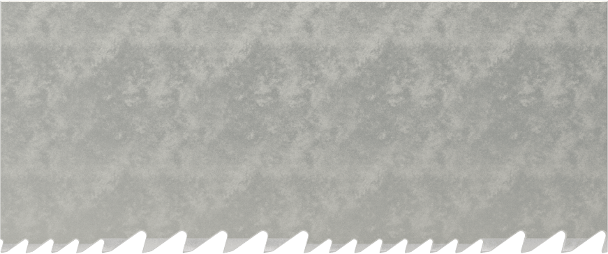 Yapısal Şekiller/Demetler için Şerit Testere Bıçağı, Uzun Ömürlü, 1-1/4“ Genişlik x 0,042” Kalınlık, 180" Uzunluk, 5-8 Diş/Inch