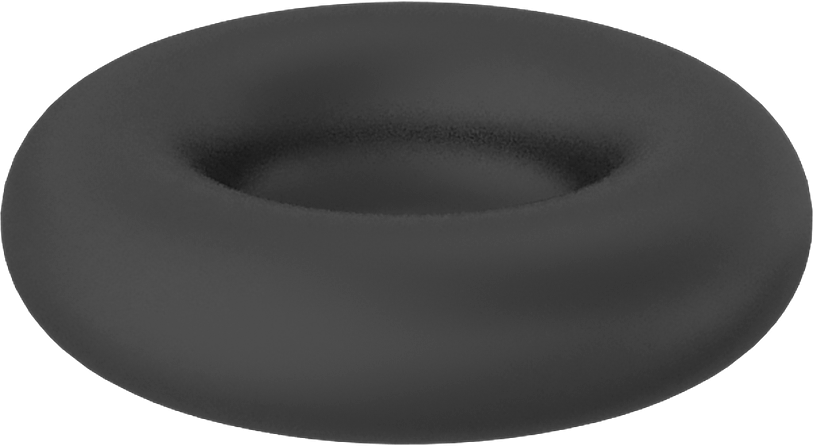 Yağa Dayanıklı Mil. Spec. Buna-N O-Ring, 1/16 Kesirli Genişlik, Dash No. 006, -30° ila 250°F
