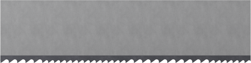 Paslanmaz Çelik için Şerit Testere Bıçağı, Nikel, ve Titanyum, 3/4“ Genişlik x 0,035” Kalınlık, 114 inç Uzunluk