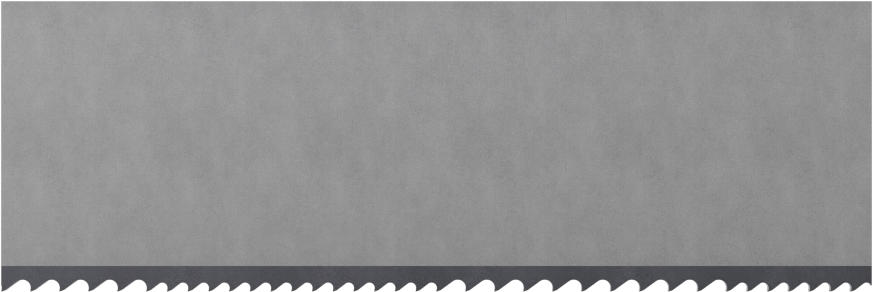 Paslanmaz Çelik için Şerit Testere Bıçağı, Nikel, ve Titanyum, 1“ Genişlik x 0,035” Kalınlık, 120" Uzunluk