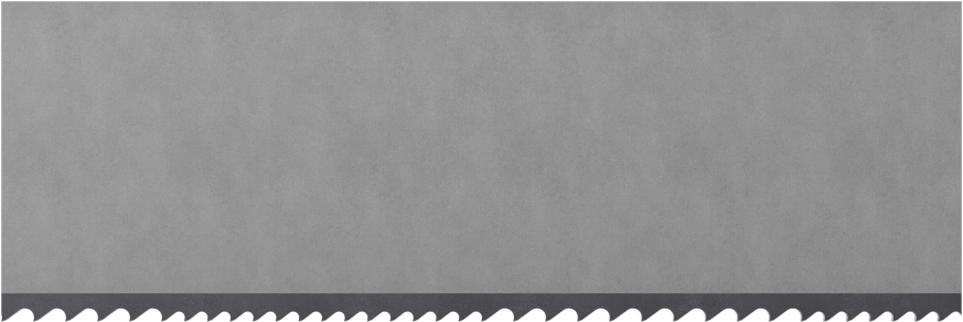 Paslanmaz Çelik için Şerit Testere Bıçağı, Nikel, ve Titanyum, 1“ Genişlik x 0,035” Kalınlık, 130-1/2" Uzunluk