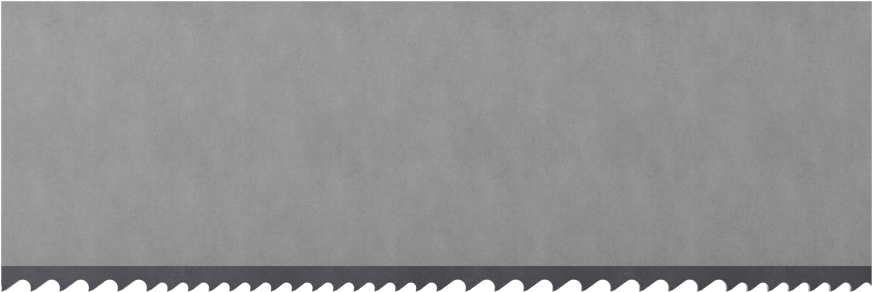 Paslanmaz Çelik için Şerit Testere Bıçağı, Nikel, ve Titanyum, 1“ Genişlik x 0,035” Kalınlık, 132" Uzunluk