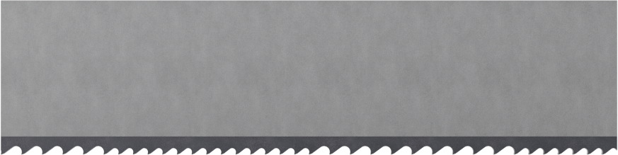 Paslanmaz Çelik için Şerit Testere Bıçağı, Nikel, ve Titanyum, 3/4“ Genişlik x 0,035” Kalınlık, 138" Uzunluk