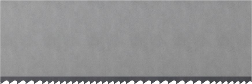 Paslanmaz Çelik için Şerit Testere Bıçağı, Nikel, ve Titanyum, 1“ Genişlik x 0,035” Kalınlık, 162" Uzunluk