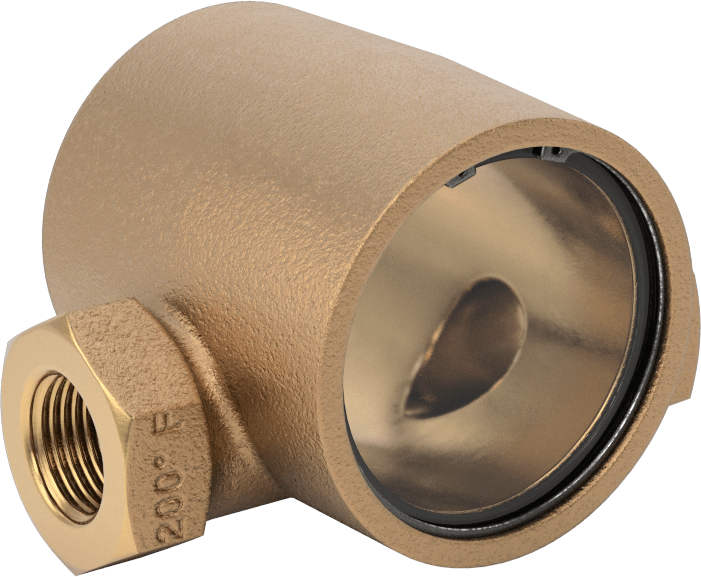 Su ve Yağ için Akış Göstergesi, Bronz Gövde, 3/8 NPT Dişi