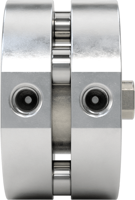 Yuvarlak Yüzlü Kompakt Bağlantı Çubuğu Hava Silindiri, Çift Etkili, 3/4" Delik, 1-1/2" Çap, 1/4" Strok Uzunluğu