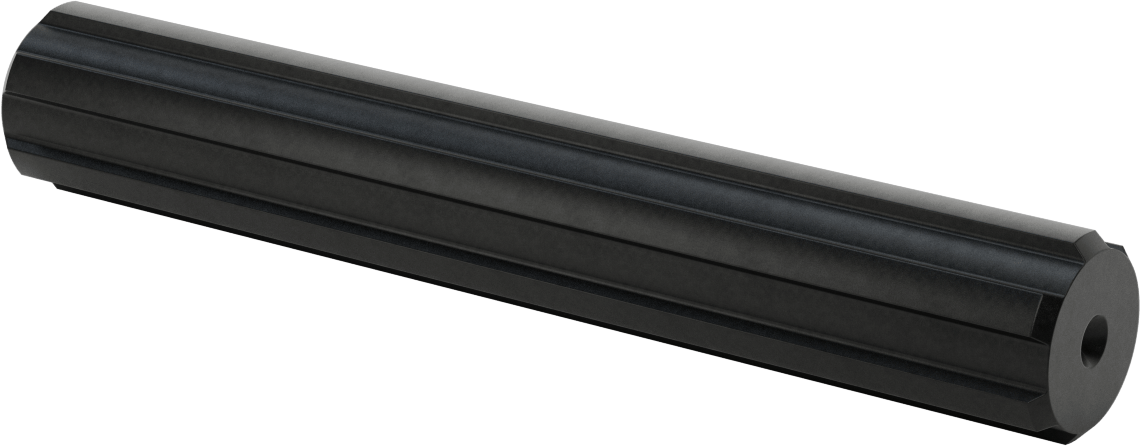 Paralel Yivli Çelik Döner Mil, 1-5/8“ Çap x 10” Uzunlukta Spline, 6 Yiv