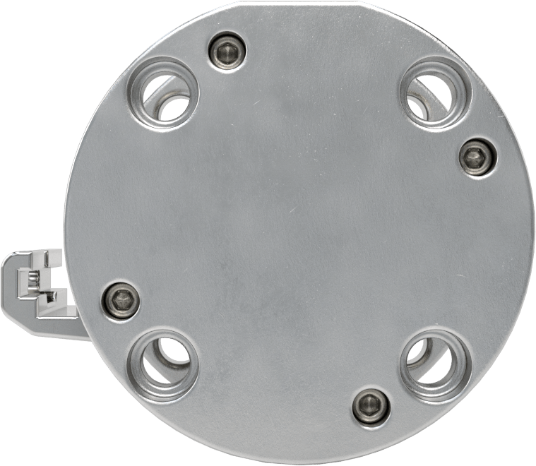 Yuvarlak Yüzlü Kompakt Bağlantı Çubuğu Hava Silindiri, Sensör Hazır, Çift Etkili, 3/4" Delik Boyutu, 1/4" Strok
