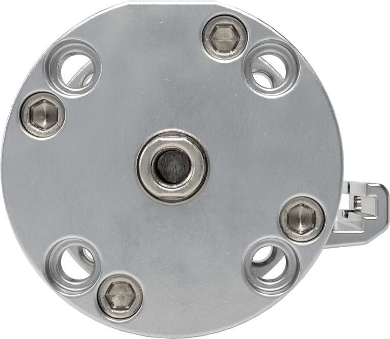 Yuvarlak Yüzlü Kompakt Bağlantı Çubuğu Hava Silindiri, Sensör Hazır, Çift Etkili, 3/4" Delik Boyutu, 1/2" Strok
