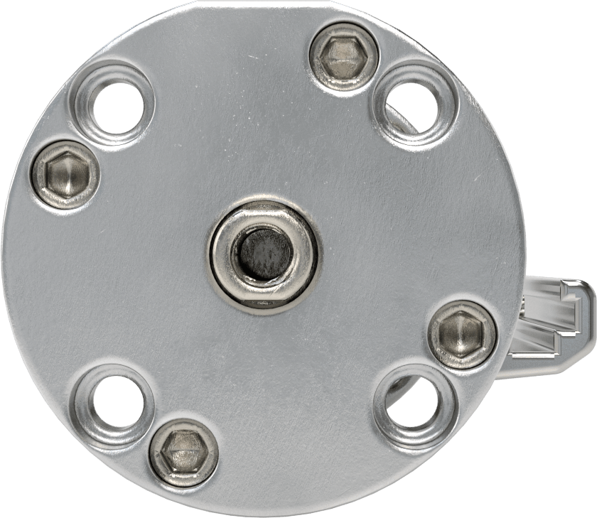 Yuvarlak Yüzlü Kompakt Bağlantı Çubuğu Hava Silindiri, Sensör Hazır, Çift Etkili, 3/4" Delik, 1-1/2" Strok