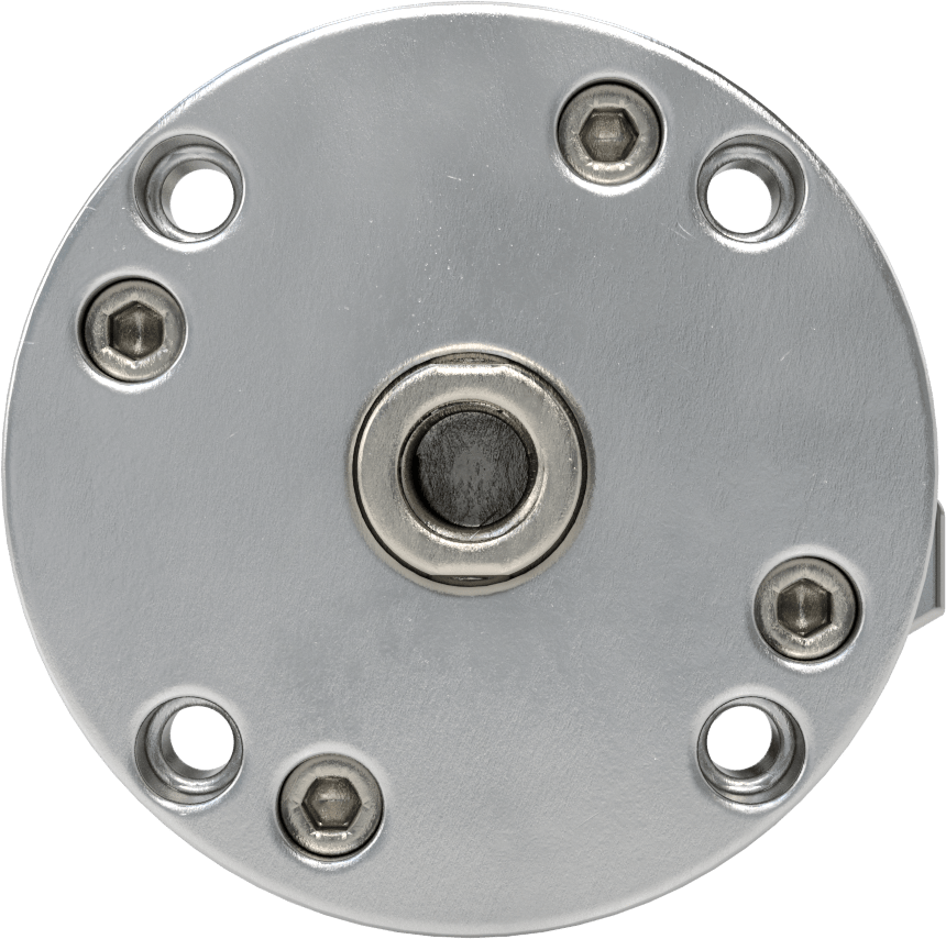 Yuvarlak Yüzlü Kompakt Bağlantı Çubuğu Hava Silindiri, Sensör Hazır, Çift Etkili, 1-1/16" Delik, 1-1/2" Strok