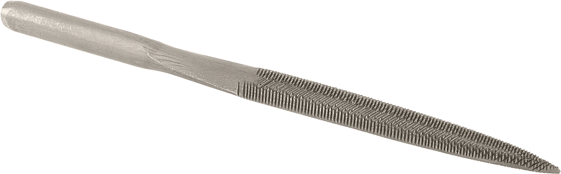 Havalı Törpü için 1/4" Şaft Çaplı Yarım Yuvarlak Törpü