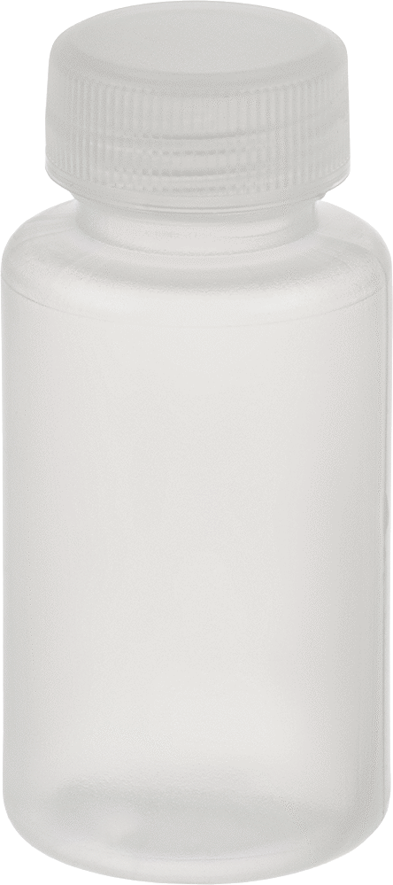 LDPE Plastik Şişe, 1 FL. oz. Kapasite, 1-1/4" Çap