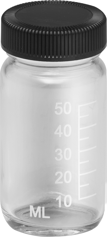 Dereceli Cam Kavanoz, 2 FL oz/60 ml Kapasite