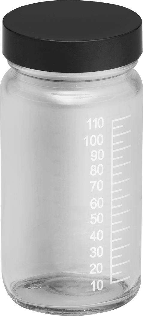 Dereceli Cam Kavanoz, 4 FL oz/120 ml Kapasite