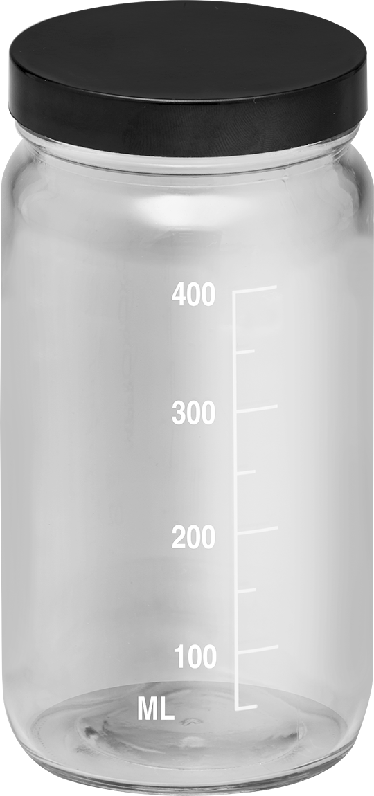Dereceli Cam Kavanoz, 16 FL oz/475 ml Kapasite