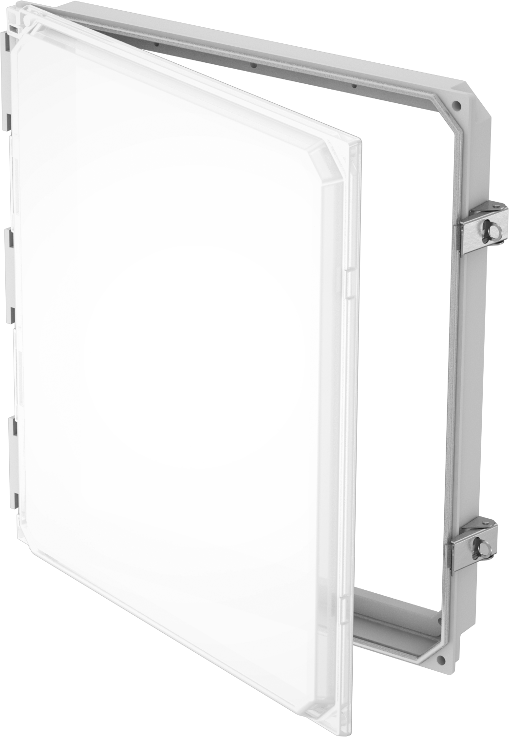 Muhafazalar için Şeffaf HMI Kapağı, Hızlı Açma Mandal Kapatma, 16-1/2“ Yükseklik x 15-1/4” Genişlik