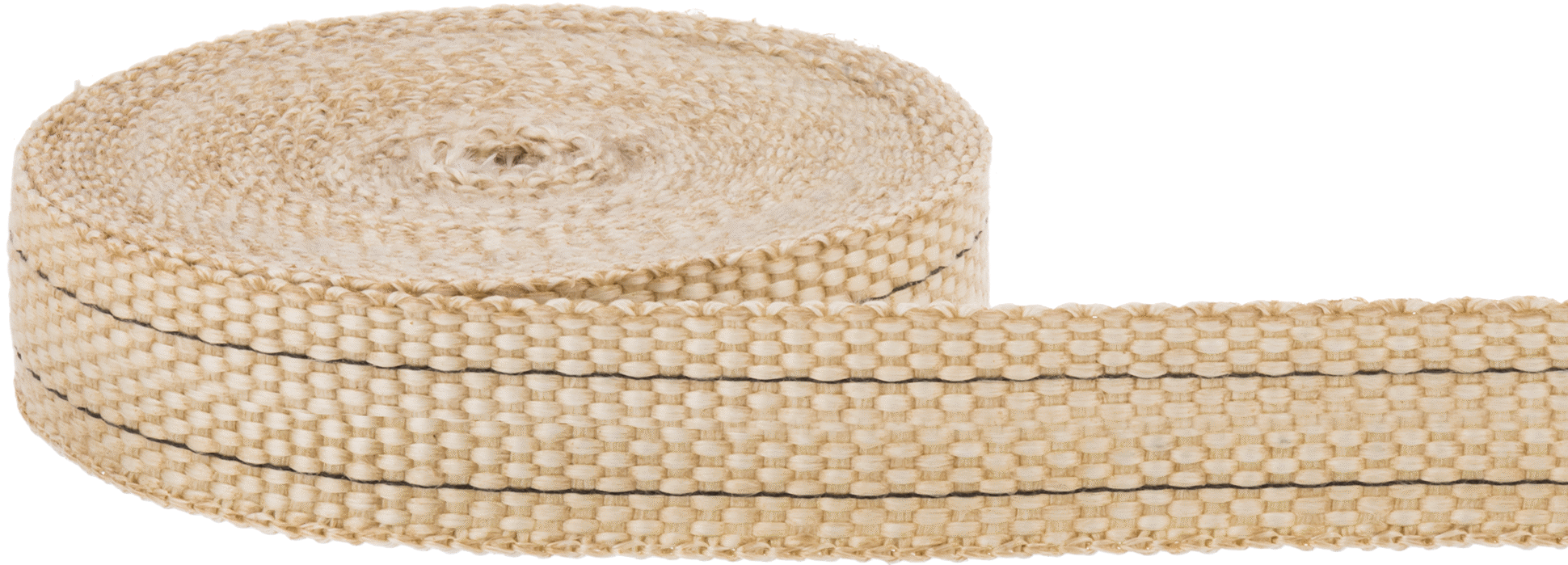 Fiberglas Isı Bariyer Şeridi, Fiberglas Kaplamalı, 0,045" Kalınlık, 1" Genişlik, 15 Fit Uzunluk, Bej
