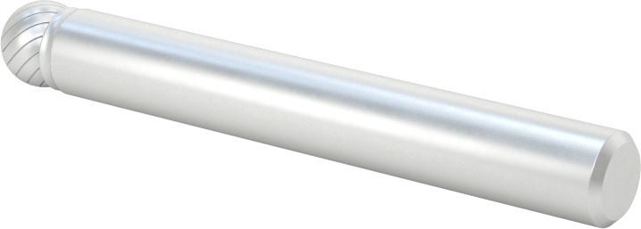 Yüksek Hızlı Çelik Frez, 1/4" Çaplı Şaft ile, Bilye, 1/4" Baş Çapı