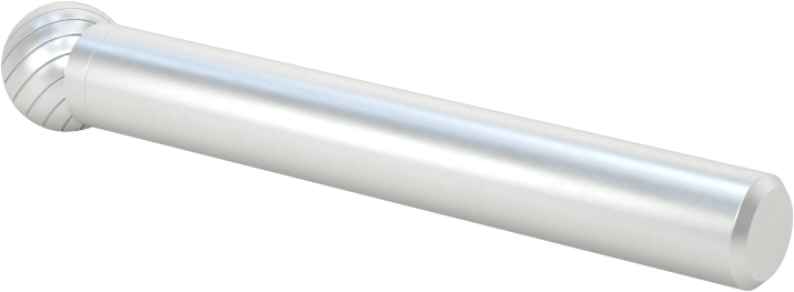 Yüksek Hızlı Çelik Frez, 1/4" Çaplı Şaft ile, Bilye, 5/16" Baş Çapı
