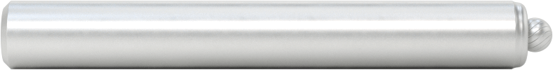 Yüksek Hızlı Çelik Frez, 1/4" Çaplı Şaft ile, Bilye, 1/8" Baş Çapı