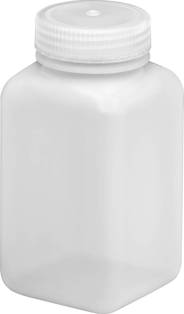 Yarı Şeffaf HDPE Plastik Kavanoz, 16 FL oz/475 ml Kapasite, 3" Genişlik