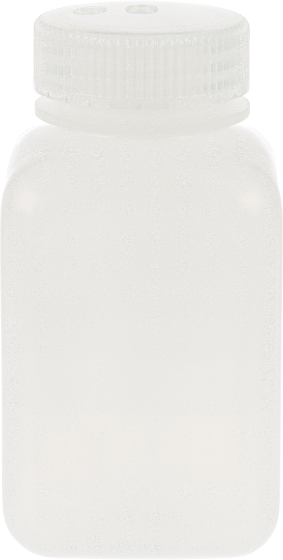 Yarı Şeffaf HDPE Plastik Kavanoz, 8 FL oz/235 ml Kapasite, 2-1/2" Genişlik