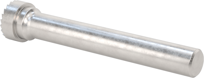 Karbür Frez, Sivri Uçlu Pürüzsüz Silindir, 3/8" Baş Çapı