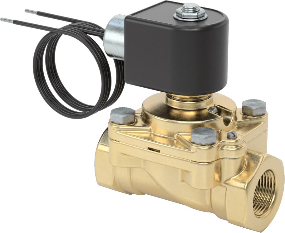 Su Darbesi Önleyici Solenoid Açma/Kapama Vanası, Normalde Kapalı, 120V AC, 3/4 NPT Dişi, 9,6 Cv