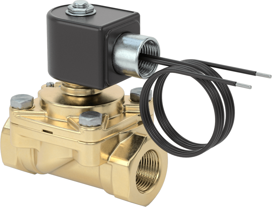 Su Darbesi Önleyici Solenoid Açma/Kapama Vanası, Normalde Kapalı, 120V AC, 3/4 NPT Dişi, 9,6 Cv