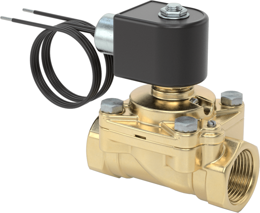 Su Darbesi Önleyici Solenoid Açma/Kapama Vanası, Normalde Kapalı, 120V AC, 1 NPT Dişi, 12,5 Cv
