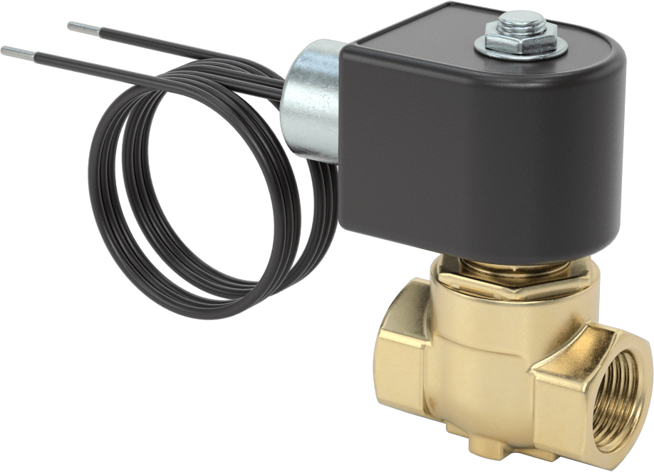 Su Darbesi Önleyici Solenoid Açma/Kapama Vanası, Normalde Kapalı, 120V AC, 1/2 NPT Dişi