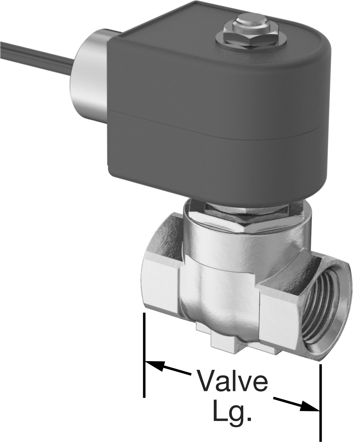 Su Darbesi Önleyici Solenoid Açma/Kapama Vanası, Normalde Kapalı, 24V DC, 1/2 NPT Dişi