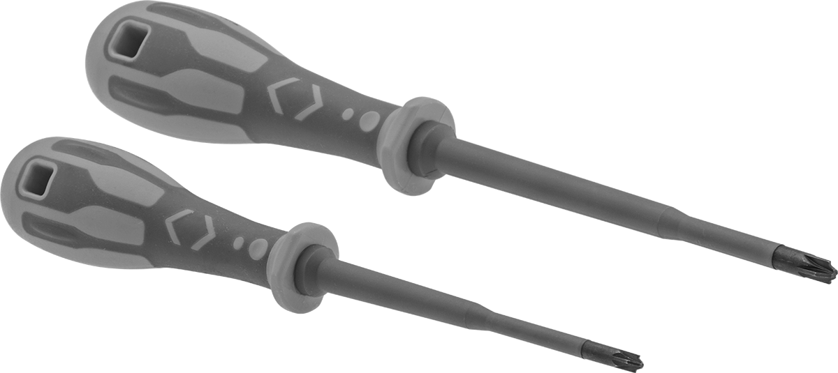 Elektrik Yalıtımlı Tornavida, 2 Parçalı Set, Pozidriv® Terminal Vidası