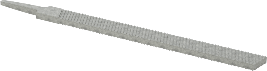 Hassas Düz Dikdörtgen Törpü, Ekstra İnce Yüzey için, 4“ Uzunluk x 3/8” Genişlik