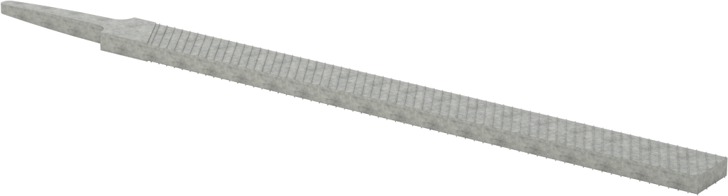 Hassas Düz Dikdörtgen Törpü, 2 Numaralı İnce Yüzey için, 6“ Uzunluk x 31/64” Genişlik