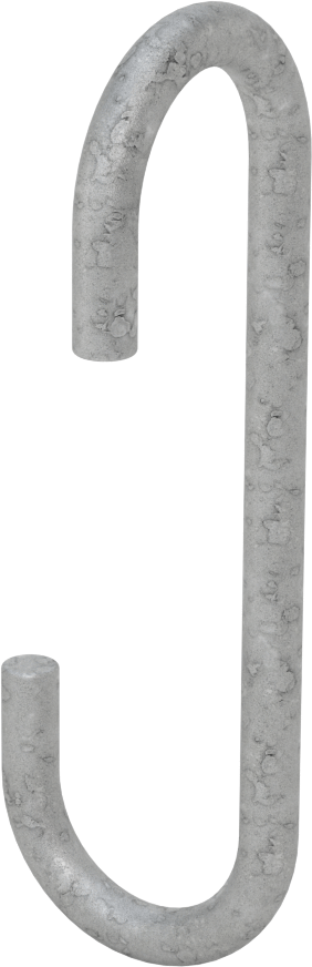 Kaldırma için S-Kanca, 90 Derece Büküm Profili, Alaşımlı Çelik, 300 lbs. Kapasite