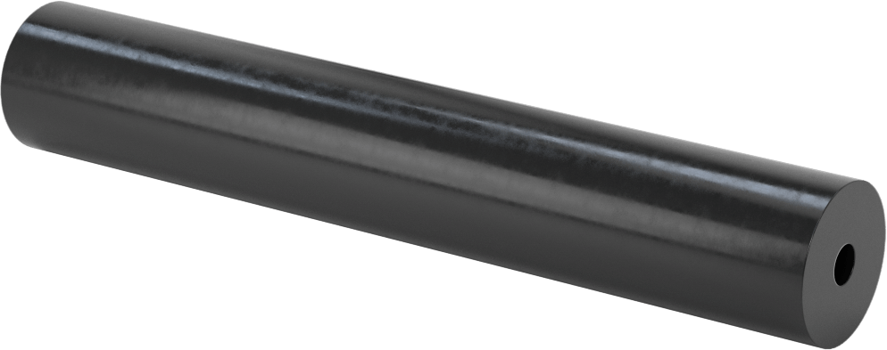 Hava Koşullarına Dayanıklı EPDM Kauçuk Tüp, 1" OD, 1/4" ID, 6 inç Uzunluk